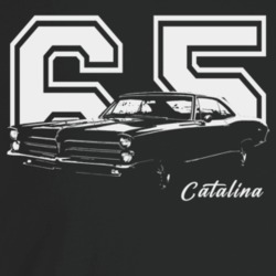 1965 Catalina Three Quarter Angle View With Year And Model Name Dark C
