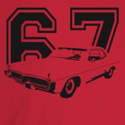 1967 Catalina Three Quarter Angle View With Year Light Color T Shirt