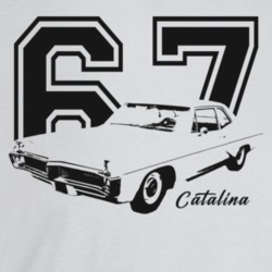1967 Catalina Three Quarter Angle View With Year And Model Name Light 