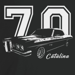 1970 Catalina Three Quarter Angle View With Year And Model Name Dark C