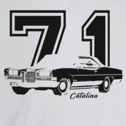 1971 Catalina Three Quarter Angle View With Year And Model Name Light 