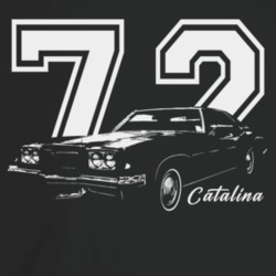 1972 Catalina Three Quarter Angle View With Year And Model Name Dark C