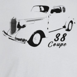 1938 Coupe Three Quarter Angle View With Model Name Light Color T Shri