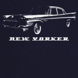 1957 New Yorker Three Quarter Angle View With Model Name Dark Color T 