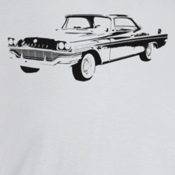 1958 New Yorker Three Quarter Angle View Light Color T Shirt