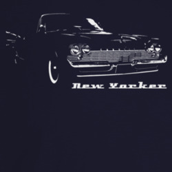 1959 New Yorker Three Quarter Angle View With Model Name Dark Color T 