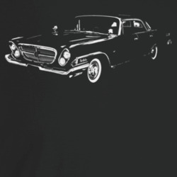 1960 New Yorker Three Quarter Angle View Dark Color T Shirt