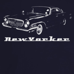 1960 New Yorker Three Quarter Angle View With Model Name Dark Color T 