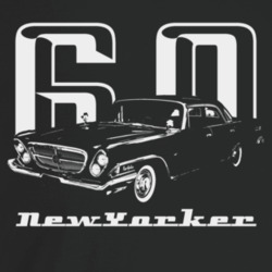 1960 New Yorker Three Quarter Angle View With Year And Model Name Dark