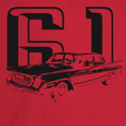1961 New Yorker Three Quarter Angle View With Year Light Color T Shirt