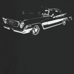 1961 New Yorker Three Quarter Angle View Dark Color T Shirt