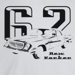 1962 New Yorker Three Quarter Angle View With Year And Model Name Ligh