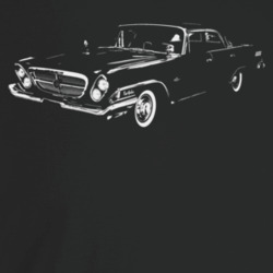 1963 New Yorker Three Quarter Angle View Dark Color T Shirt