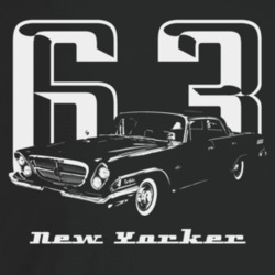 1963 New Yorker Three Quarter Angle View With Year And Model Name Dark