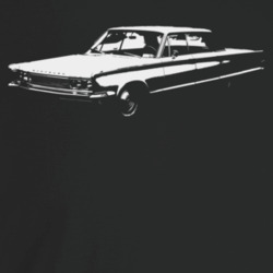 1966 New Yorker Three Quarter Angle View Dark Color T Shirt