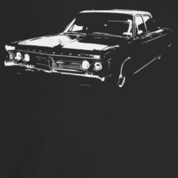 1967 New Yorker Three Quarter Angle View Dark Color T Shirt