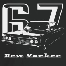 1967 New Yorker Three Quarter Angle View With Year And Model Name Dark