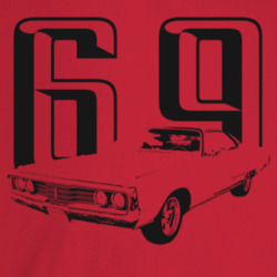 1969 New Yorker Three Quarter Angle View With Year Light Color T Shirt
