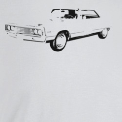 1970 New Yorker Three Quarter Angle View Light Color T Shirt