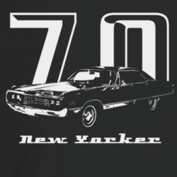 1970 New Yorker Three Quarter Angle View With Year And Model Name Dark