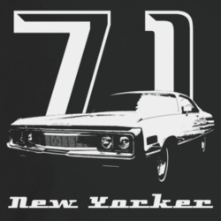 1971 New Yorker Three Quarter Angle View With Year And Model Name Dark