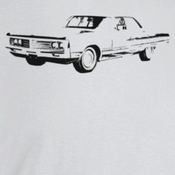 1972 New Yorker Three Quarter Angle View Light Color T Shirt