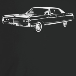 1972 New Yorker Three Quarter Angle View Dark Color T Shirt