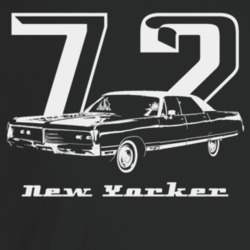1972 New Yorker Three Quarter Angle View With Year And Model Name Dark