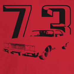 1973 New Yorker Three Quarter Angle View With Year Light Color T Shirt