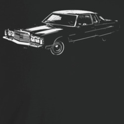 1975 New Yorker Three Quarter Angle View Dark Color T Shirt