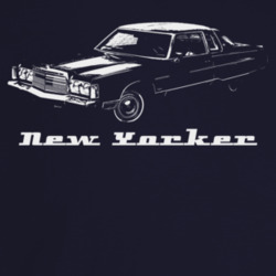 1975 New Yorker Three Quarter Angle View With Model Name Dark Color T 