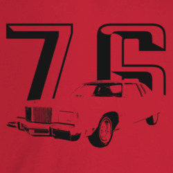 1976 New Yorker Three Quarter Angle View With Year Light Color T Shirt
