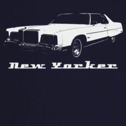 1976 New Yorker Three Quarter Angle View With Model Name Dark Color T 