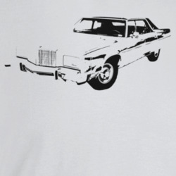 1977 New Yorker Three Quarter Angle View Light Color T Shirt