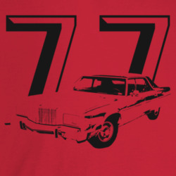 1977 New Yorker Three Quarter Angle View With Year Light Color T Shirt