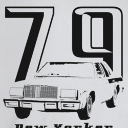 1979 New Yorker Three Quarter Angle View With Year And Model Name Ligh