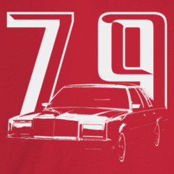 1979 New Yorker Three Quarter Angle View With Year Dark Color T Shirt