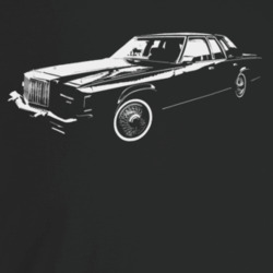 1980 New Yorker Three Quarter Angle View Dark Color T Shirt