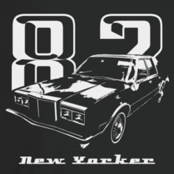 1982 New Yorker Three Quarter Angle View With Year And Model Name Dark