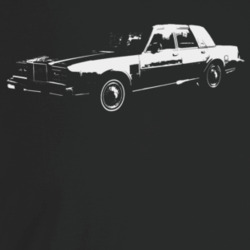 1985 New Yorker Three Quarter Angle View Dark Color T Shirt