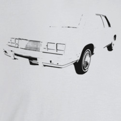 1986 New Yorker Three Quarter Angle View Light Color T Shirt