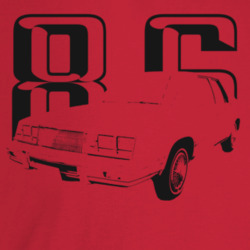 1986 New Yorker Three Quarter Angle View With Year Light Color T Shirt