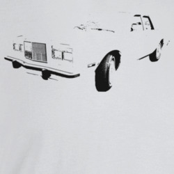 1987 New Yorker Three Quarter Angle View Light Color T Shirt