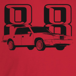 1988 New Yorker Three Quarter Angle View With Year Light Color T Shirt