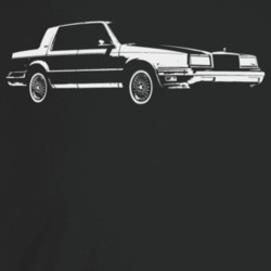 1988 New Yorker Three Quarter Angle View Dark Color T Shirt