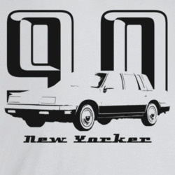 1990 New Yorker Three Quarter Angle View With Year And Model Name T Shirt