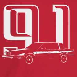 1991 New Yorker Three Quarter Angle View With Year T Shirt