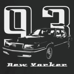 1993 New Yorker Three Quarter Angle View With Year And Model Name T Shirt