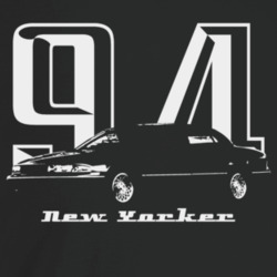 1994 New Yorker Three Quarter Angle View With Year And Model Name T Shirt
