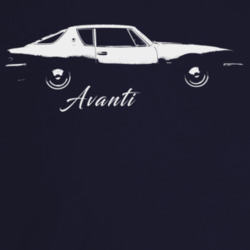 1963 Avanti Side Angle View With Model Name T Shirt